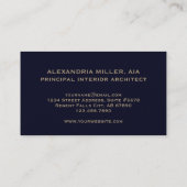 Elegant Logo Visitekaartje (Achterkant)