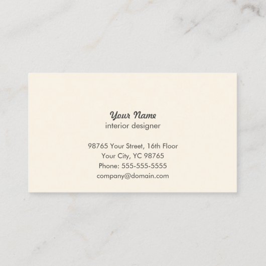 Elegant-logo voor visitekaartjes (Achterkant)