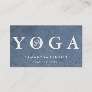 Elegant Logo Yoga-medaille Visitekaartje