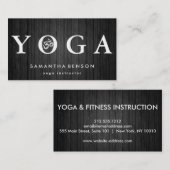 Elegant Logo Yoga Meditation Visitekaartje (Voorkant / Achterkant)