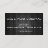 Elegant Logo Yoga Meditation Visitekaartje (Achterkant)