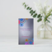 Elegant Logo Yoga Meditation Visitekaartje (Staand voorkant)