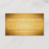 Elegant Logo Yoga Meditation Visitekaartje (Achterkant)