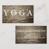 Elegant Logo Yoga Meditation Visitekaartje (Voorkant / Achterkant)