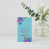 Elegant Logo Yoga Meditation Visitekaartje (Staand voorkant)