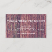 Elegant Logo Yoga Meditation Visitekaartje (Achterkant)