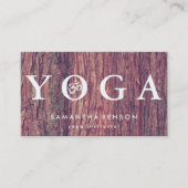 Elegant Logo Yoga Meditation Visitekaartje (Voorkant)