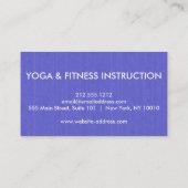 Elegant Logo Yoga Meditation Visitekaartje (Achterkant)