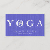 Elegant Logo Yoga Meditation Visitekaartje (Voorkant)