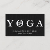 Elegant Logo Yoga Meditation Visitekaartje (Voorkant)