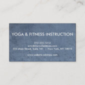 Elegant Logo Yoga Meditation Visitekaartje (Achterkant)