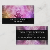Elegant Logo Yoga Meditation Visitekaartje (Voorkant / Achterkant)