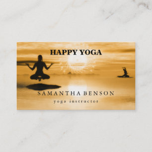 Elegant Logo Yoga Visitekaartje