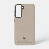 Elegant Logo zakelijk bedrijf Samsung Galaxy Hoesje (Achterkant)