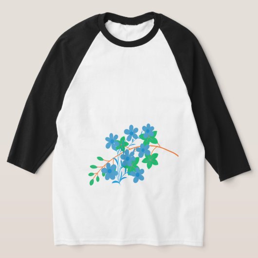 Elegant Long Leaf Line Art | Minimal Botanical T-shirt (Laagn)