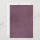 Elegant Long Stemmed Dusty Pink Mauve Roos Wedding Kaart (Achterkant)