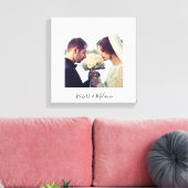 Elegant Loofwerk | Persoonlijke Canvasprint Canvas Afdruk (Insitu (Woonkamer))