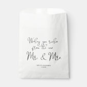 Elegant Lottery Ticket Wedding Favor Bag Bedankzakje (Voorkant)
