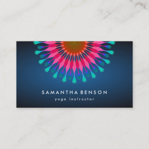Elegant Lotus Bloem Logo Yoga Visitekaartje