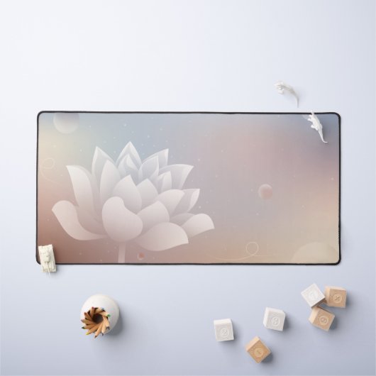 Elegant Lotus Bloom Desk Mat (Kindertafel)
