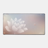 Elegant Lotus Bloom Desk Mat (Voorkant)