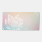 Elegant Lotus Bloom Desk Mat (Voorkant)