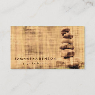 Elegant Lotus Flower Buddha Zen Logo Yoga Business Visitekaartje