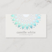 Elegant Lotus Flower Holistic Spa and Beauty Visitekaartje (Voorkant)