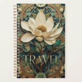 Elegant Lotus Flower Journal  Planner (Voorkant)