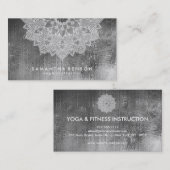 Elegant Lotus Flower Logo Yoga Visitekaartje (Voorkant / Achterkant)