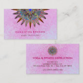 Elegant Lotus Flower Logo Yoga Visitekaartje (Voorkant / Achterkant)