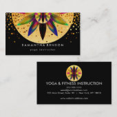 Elegant Lotus Flower Logo Yoga Visitekaartje (Voorkant / Achterkant)