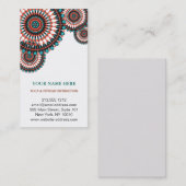 Elegant Lotus Flower Logo Yoga Visitekaartje (Voorkant / Achterkant)