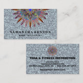 Elegant Lotus Flower Logo Yoga Visitekaartje (Voorkant / Achterkant)