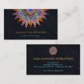 Elegant Lotus Flower Logo Yoga Visitekaartje (Voorkant / Achterkant)