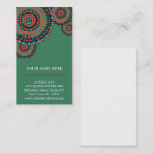 Elegant Lotus Flower Logo Yoga Visitekaartje (Voorkant / Achterkant)