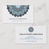 Elegant Lotus Flower Logo Yoga Visitekaartje (Voorkant / Achterkant)