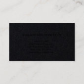 Elegant Lotus Flower Logo Yoga Visitekaartje (Achterkant)