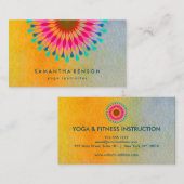 Elegant Lotus Flower Logo Yoga Visitekaartje (Voorkant / Achterkant)