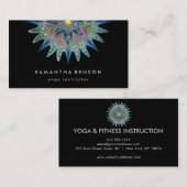 Elegant Lotus Flower Logo Yoga Visitekaartje (Voorkant / Achterkant)