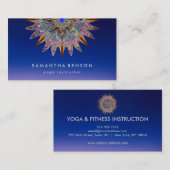 Elegant Lotus Flower Logo Yoga Visitekaartje (Voorkant / Achterkant)
