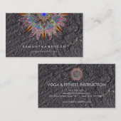Elegant Lotus Flower Logo Yoga Visitekaartje (Voorkant / Achterkant)