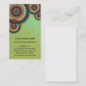 Elegant Lotus Flower Logo Yoga Visitekaartje (Voorkant / Achterkant)