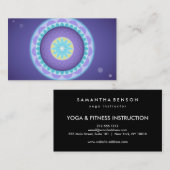 Elegant Lotus Flower Logo Yoga Visitekaartje (Voorkant / Achterkant)