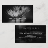 Elegant Lotus Flower Logo Yoga Visitekaartje (Voorkant / Achterkant)