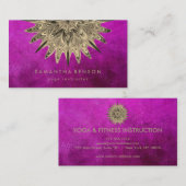 Elegant Lotus Flower Logo Yoga Visitekaartje (Voorkant / Achterkant)