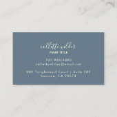 Elegant Lotus Flower Mandala Visitekaartje (Achterkant)