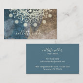 Elegant Lotus Flower Mandala Visitekaartje (Voorkant / Achterkant)