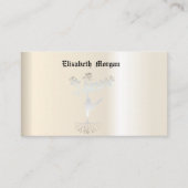 Elegant lotus flower yoga, visitekaartje (Voorkant)