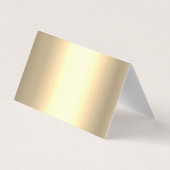 Elegant Lotus Glitter Gold Visitekaartje (Achterkant)